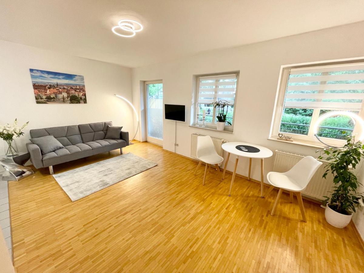 Ferienwohnung Blickfang - Modernes Apartment Direkt In Der Altstadt Von Erfurt Mit Balkon - Beste Lage Und Aussicht מראה חיצוני תמונה