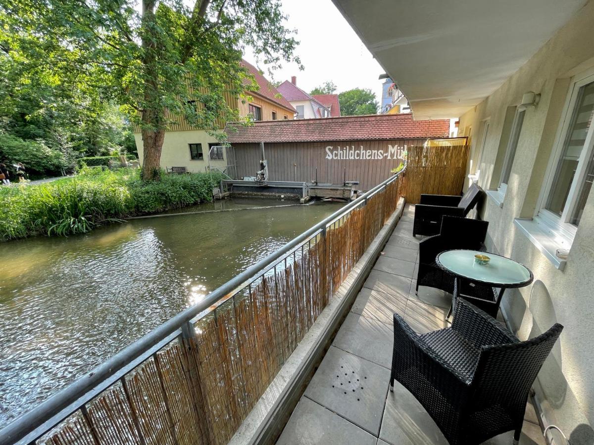 Ferienwohnung Blickfang - Modernes Apartment Direkt In Der Altstadt Von Erfurt Mit Balkon - Beste Lage Und Aussicht מראה חיצוני תמונה