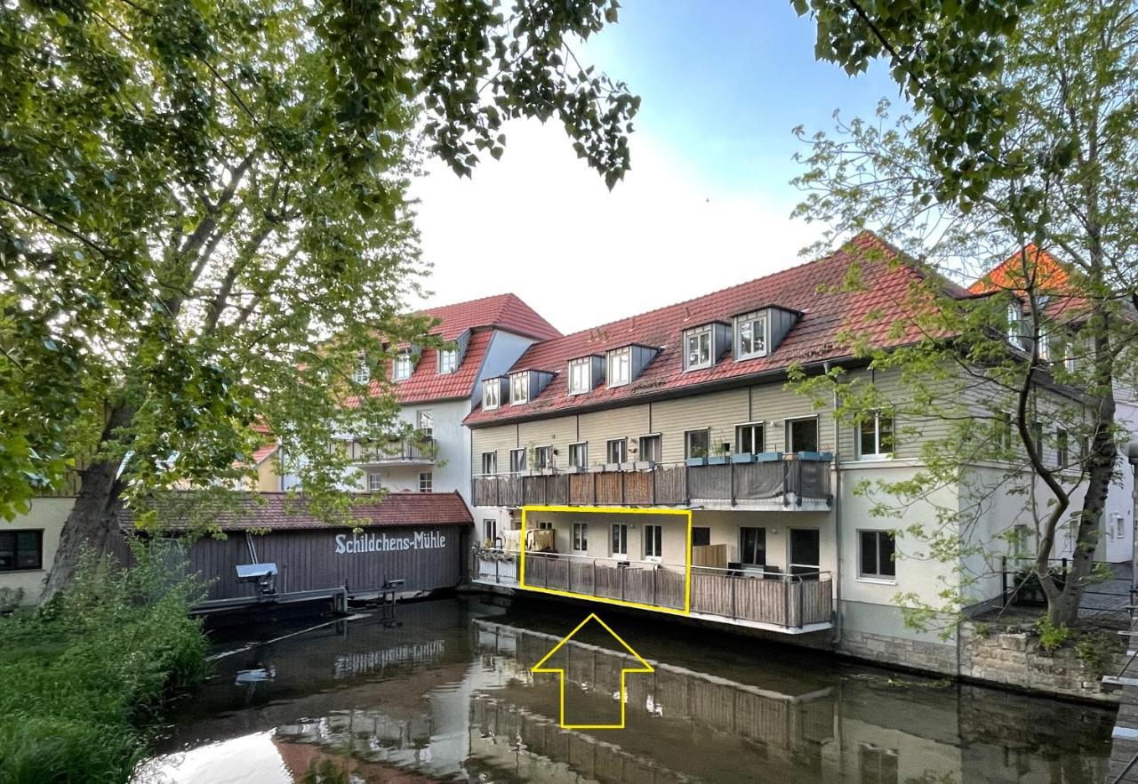 Ferienwohnung Blickfang - Modernes Apartment Direkt In Der Altstadt Von Erfurt Mit Balkon - Beste Lage Und Aussicht מראה חיצוני תמונה